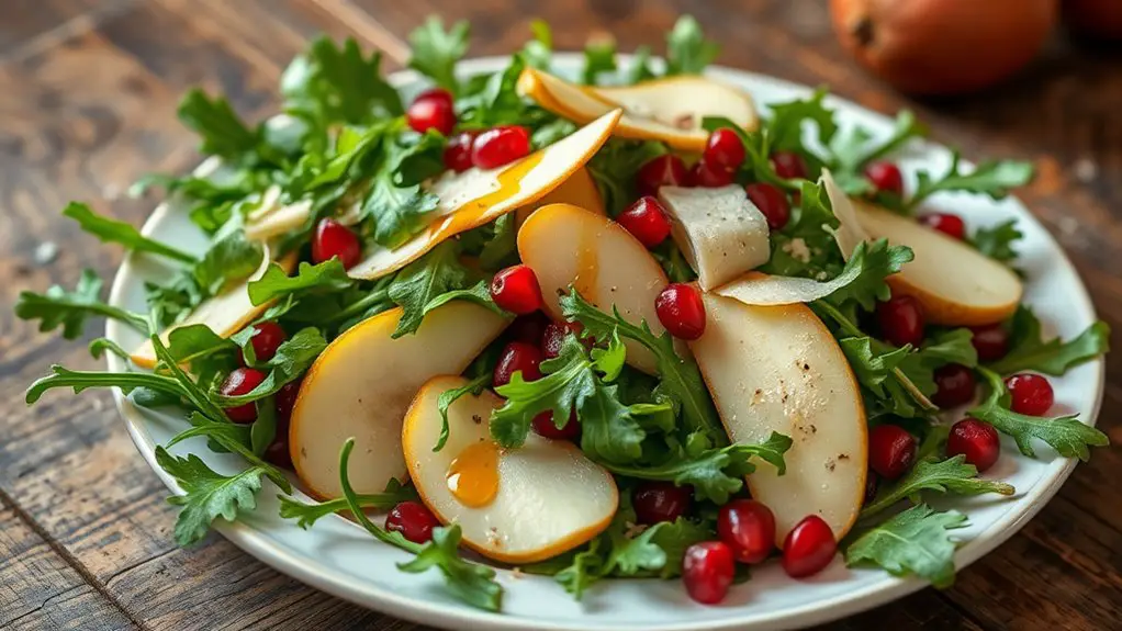 arugula pear salad recipe