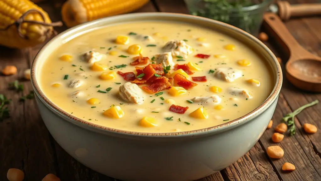 bacon infused corn chowder recipe