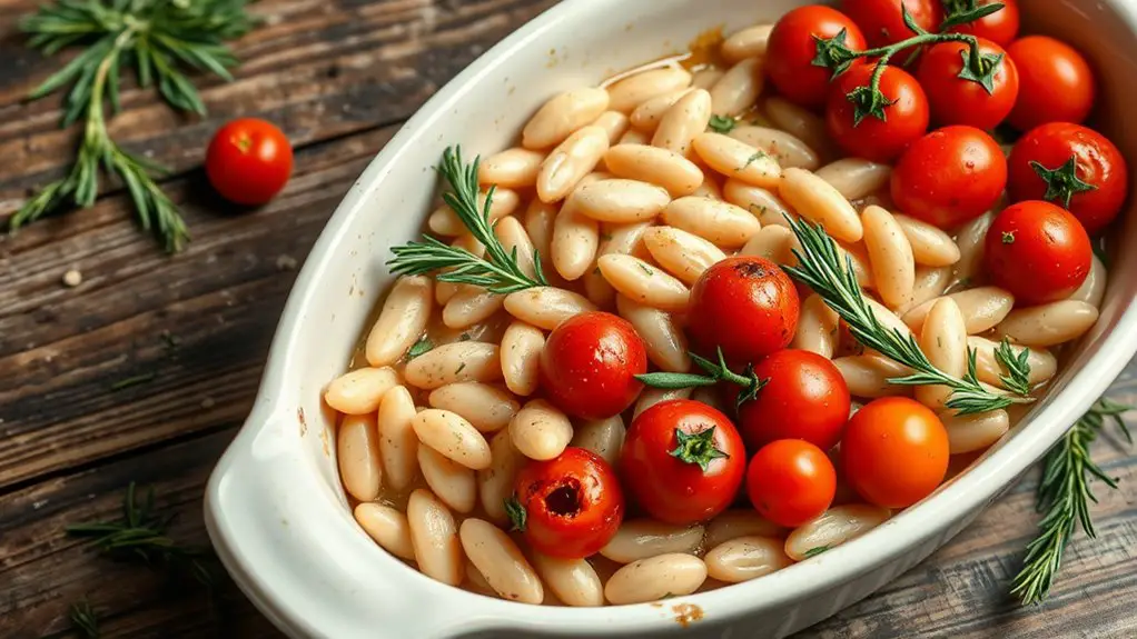 baked beans with tomatoes