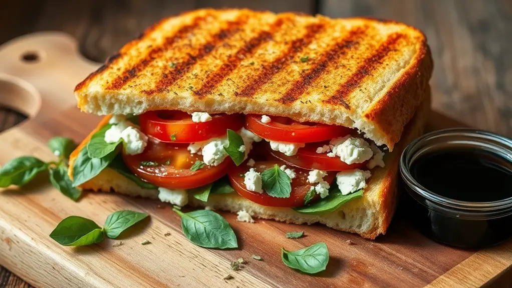 5 Basil & Tomato Panini Recipes With a Garden Touch