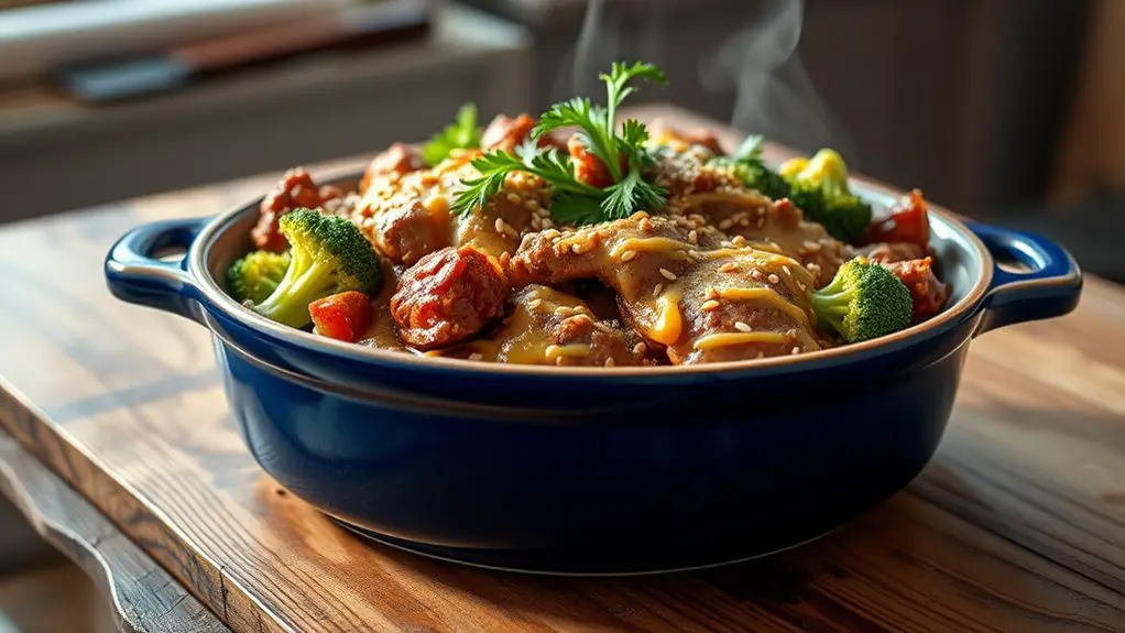 beef and broccoli dish