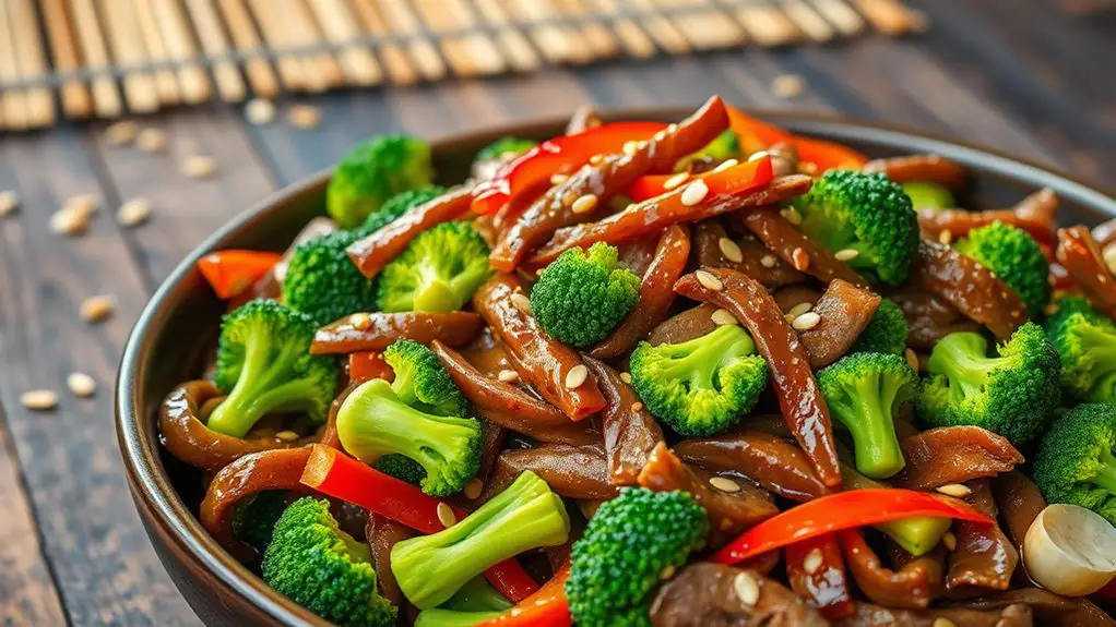 beef and broccoli dish