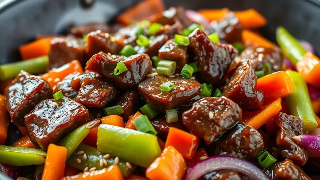 beef stir fry with vegetables