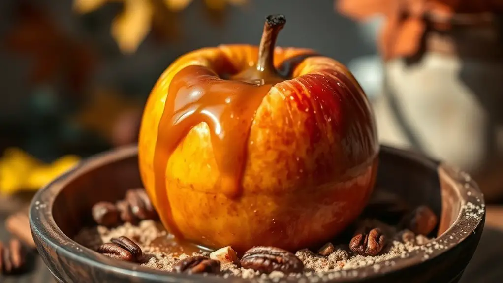 caramel filled baked apples recipe