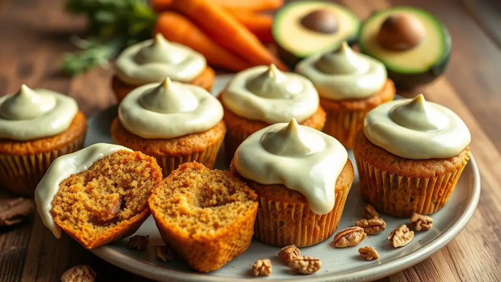 5 Carrot Cake Muffin Recipes Topped With Creamy Frosting