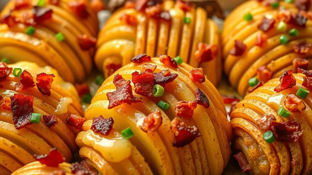 cheesy bacon stuffed potatoes