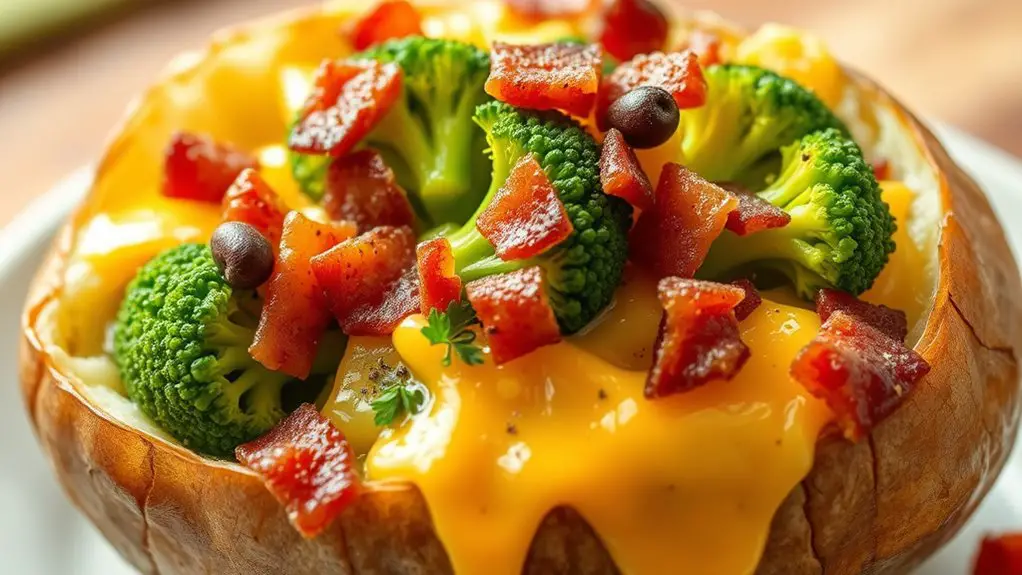 cheesy broccoli bacon potato