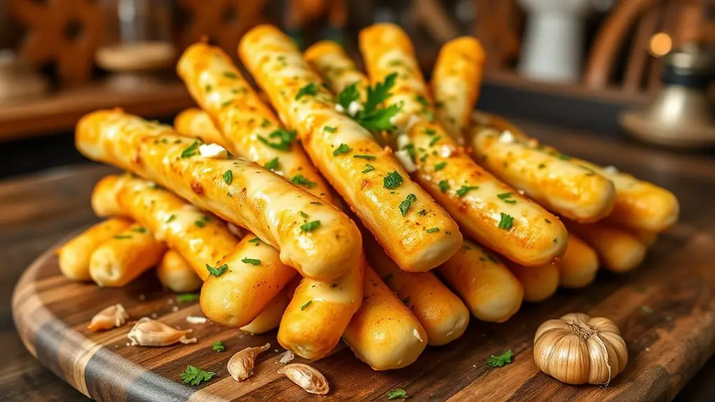 cheesy garlic breadsticks recipe