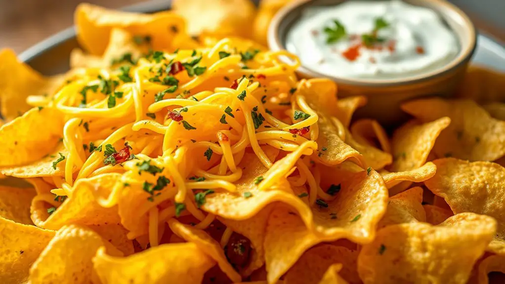 cheesy ranch flavored tortilla chips