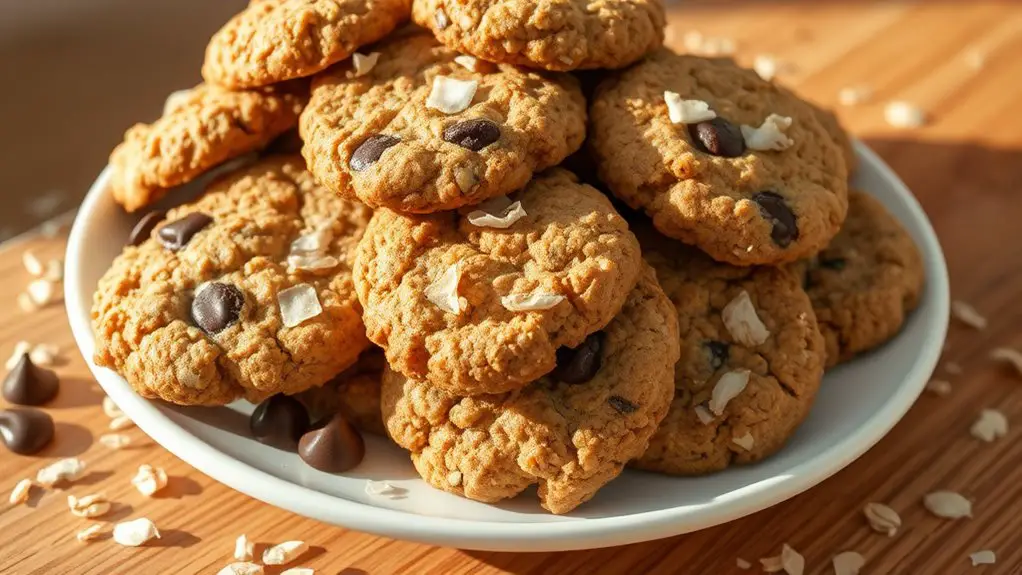 chewy coconut oatmeal cookies