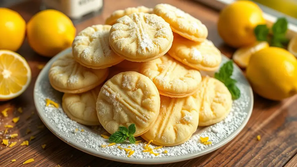 chewy lemon flavored cookies recipe