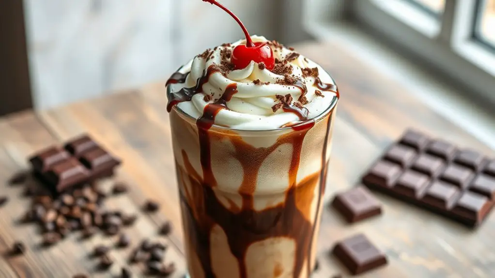 chilled chocolate dessert treat