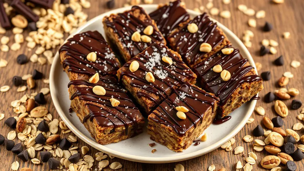 chocolate peanut butter bars