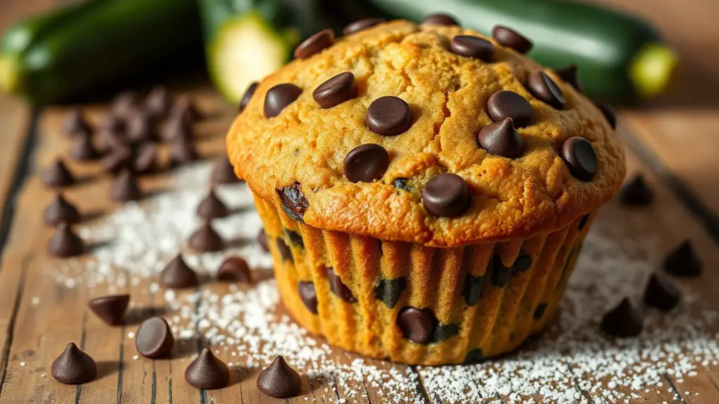 chocolate zucchini muffin recipe