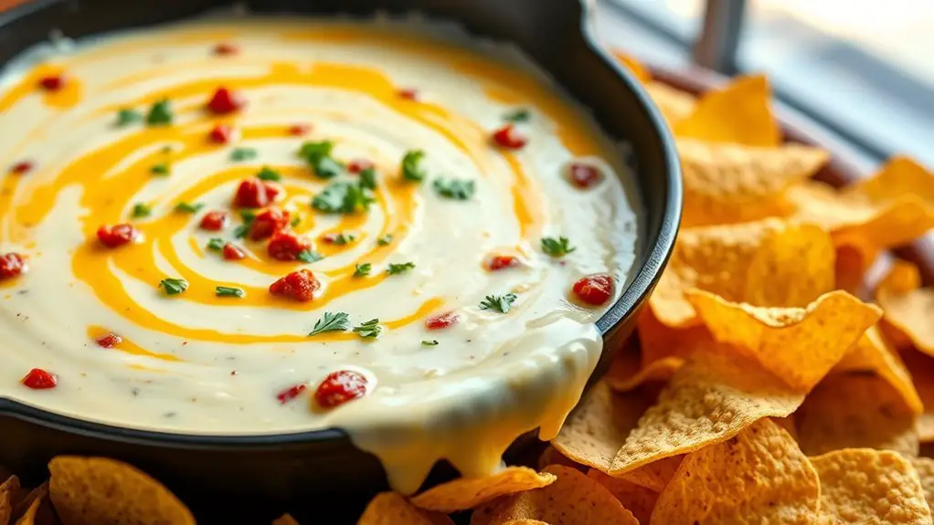 chorizo infused spicy queso