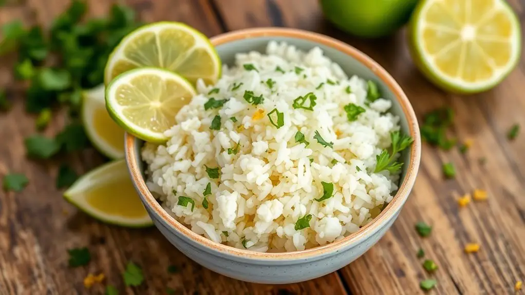 cilantro lime flavored rice