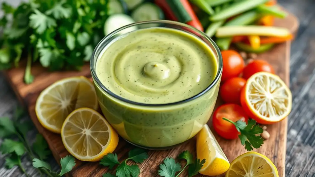 cilantro lime green dressing