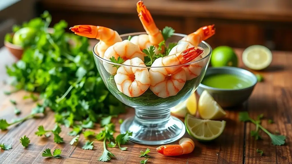 cilantro lime shrimp appetizer