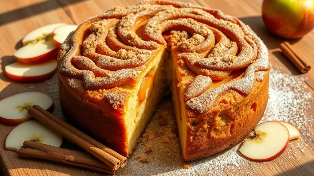 cinnamon apple cake recipe