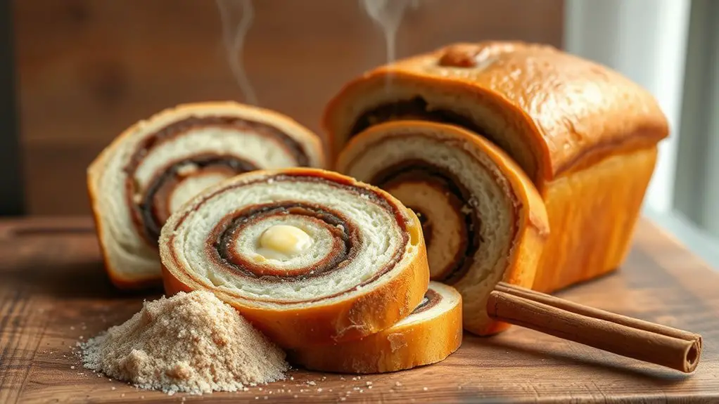 cinnamon roll flavored bread