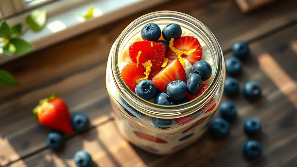 citrus infused overnight oats recipe