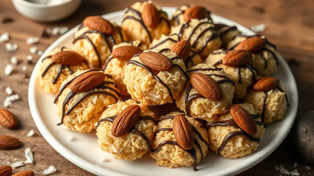 coconut chocolate almond treats