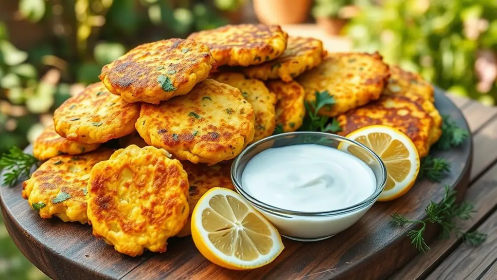 corn and zucchini fritters