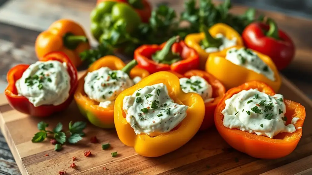 cream cheese filled peppers