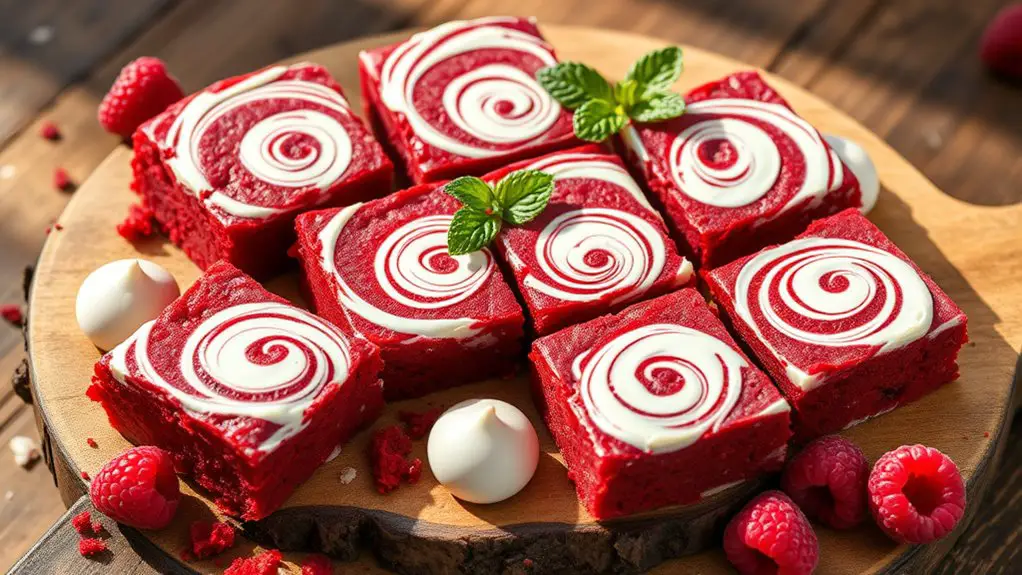 cream cheese red velvet brookies