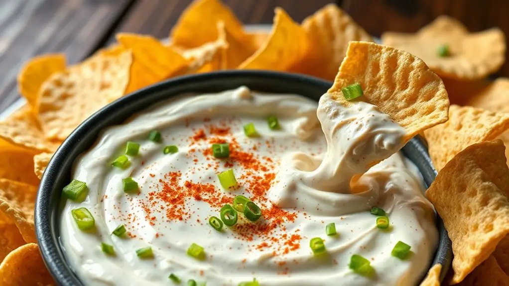 creamy chicken wing dip