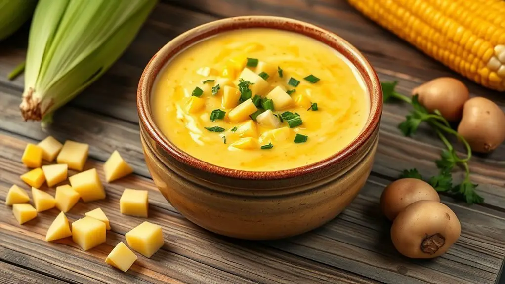 creamy corn potato soup