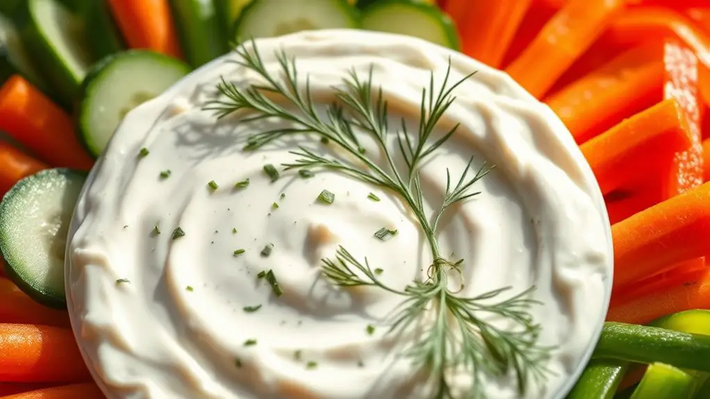 creamy dill onion dip