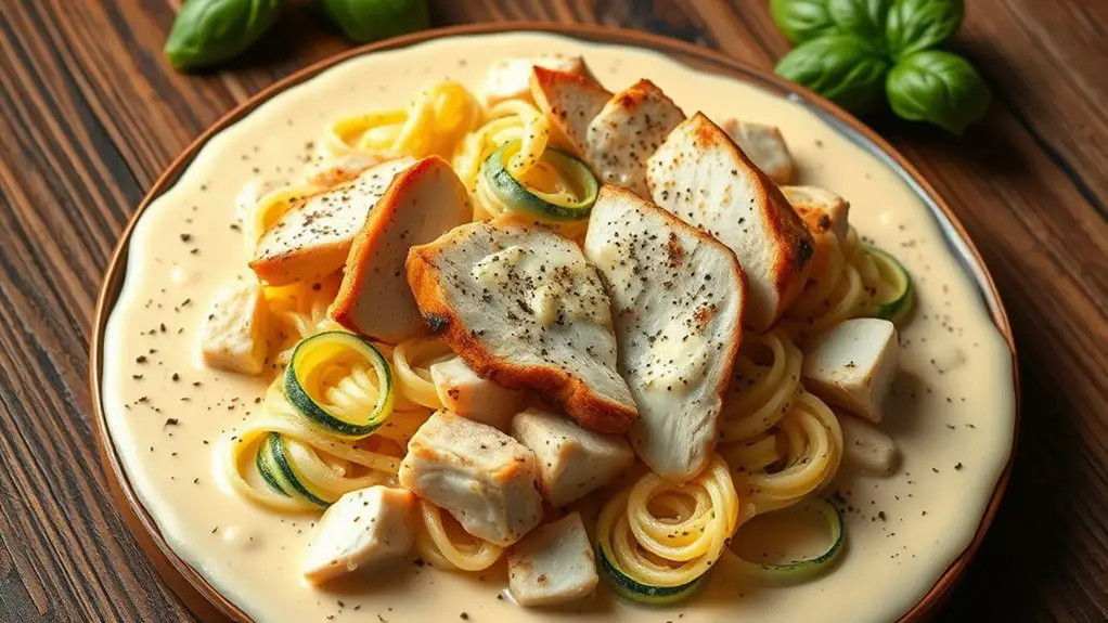 creamy low carb chicken dish