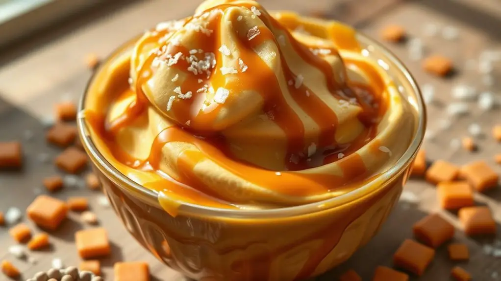 creamy salted caramel delight