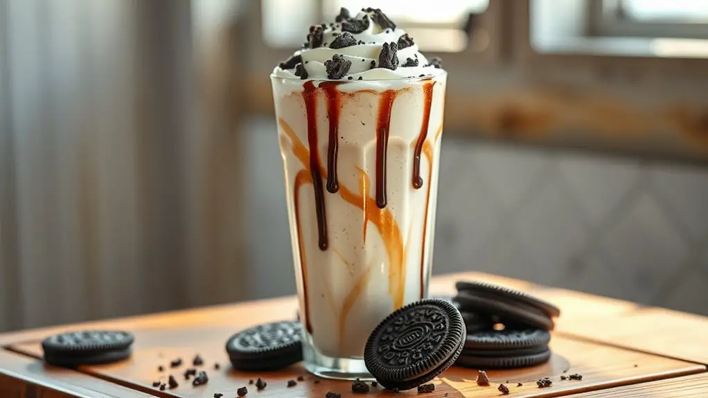 creamy vanilla oreo delight