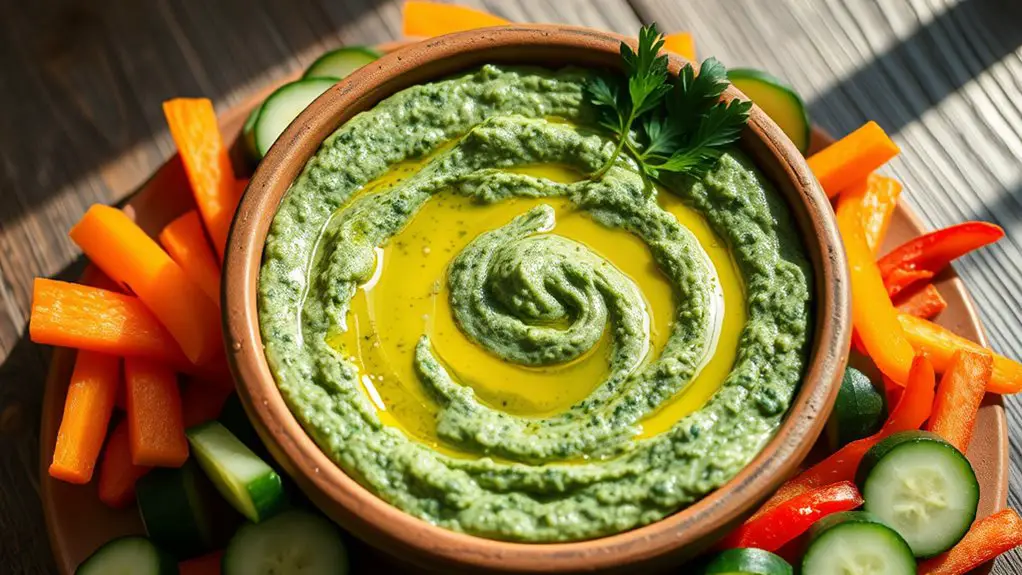 creamy vegan spinach dip