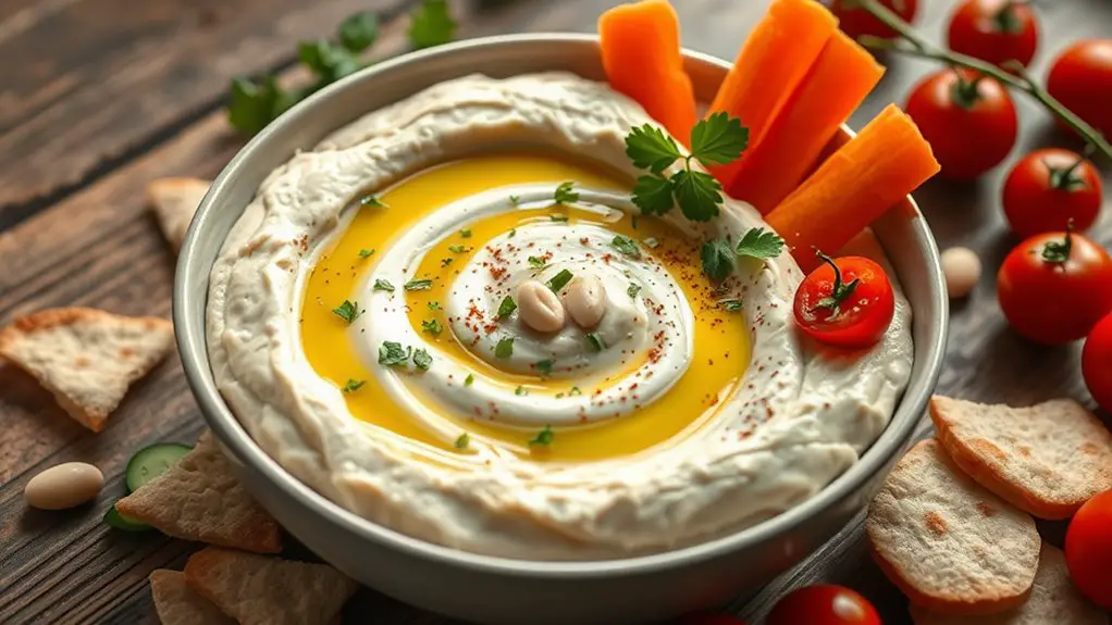 creamy white bean dip