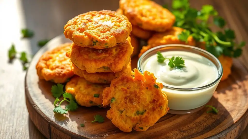 crispy jalape o corn fritters