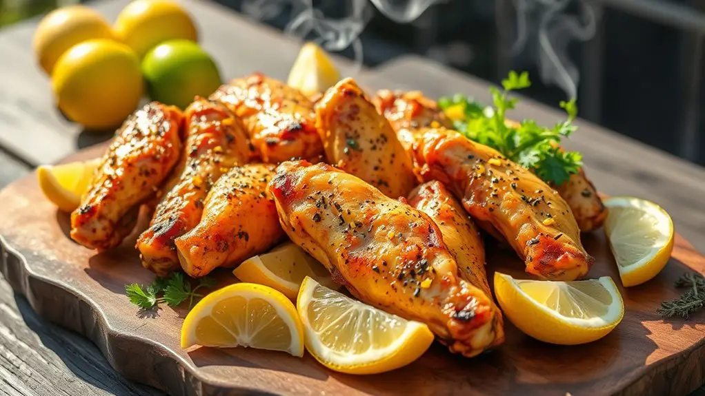 crispy lemon pepper wings