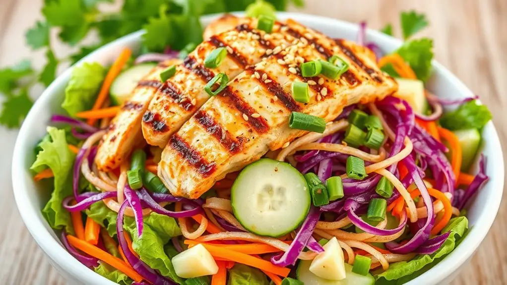 crispy noodle chicken salad