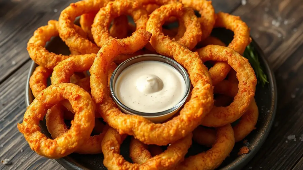 crispy spicy onion rings