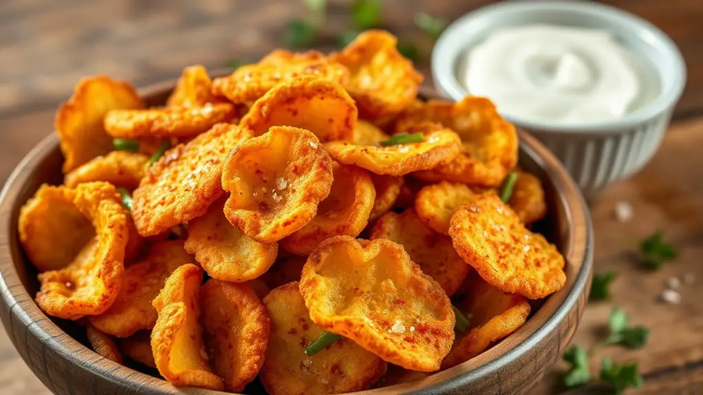 crispy tangy spicy snack