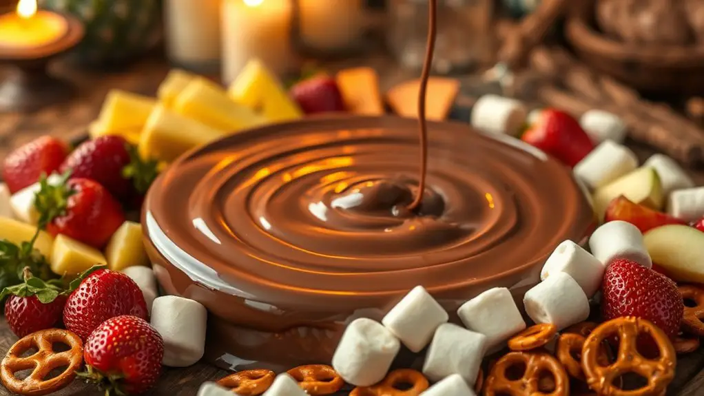 decadent chocolate dipping experience