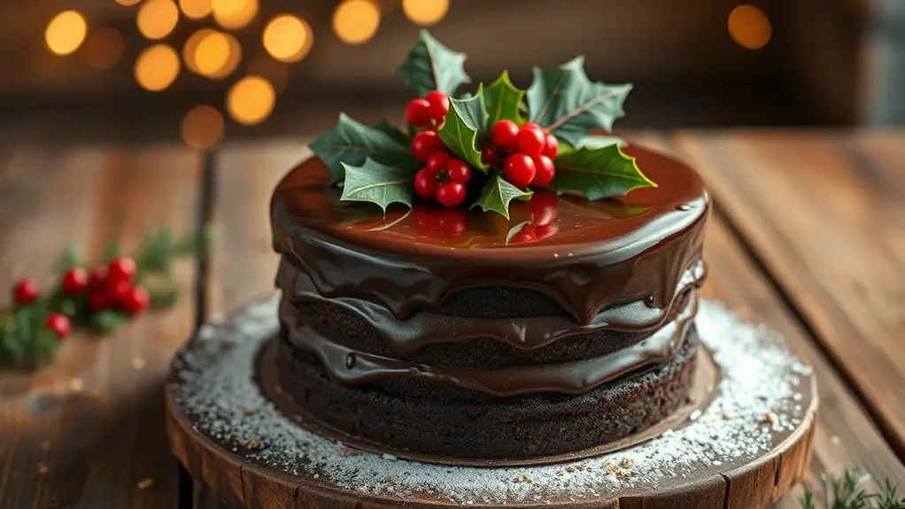 decadent holiday chocolate dessert