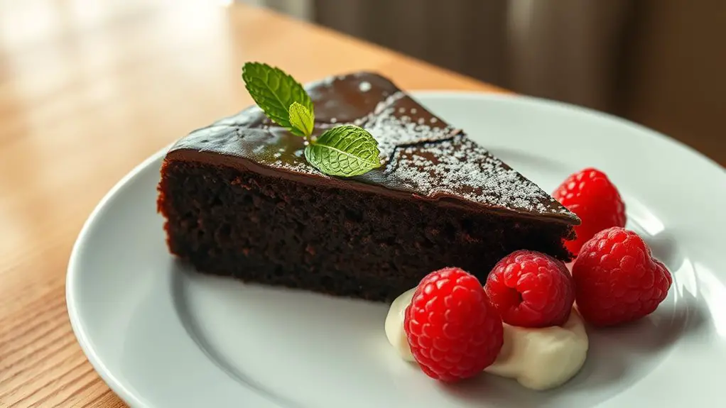 decadent rich chocolate dessert