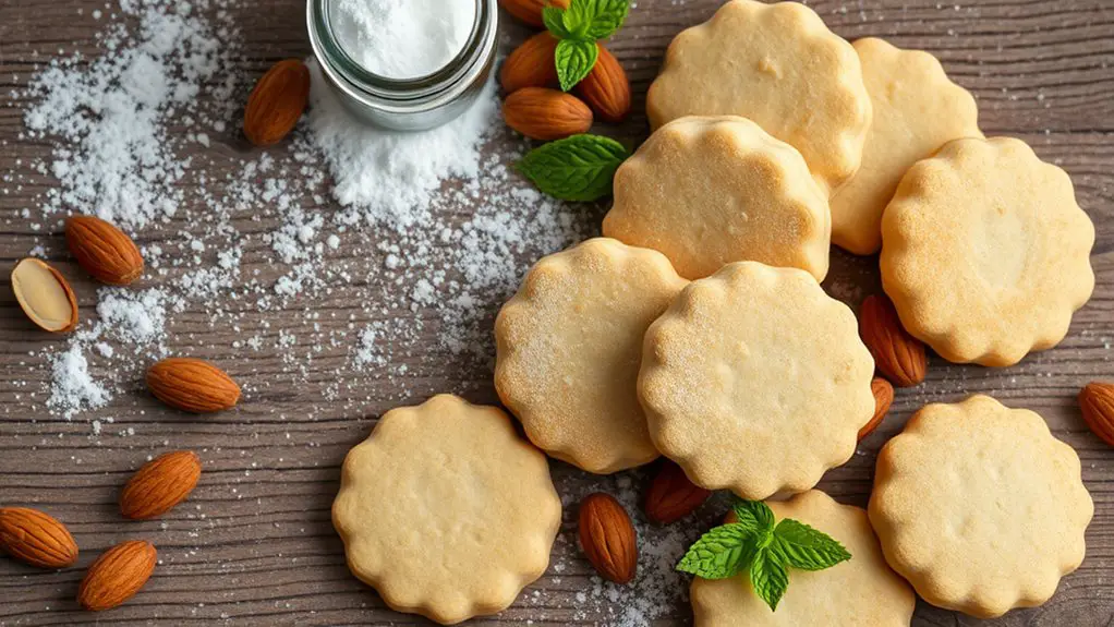 delicious almond flavored cookies