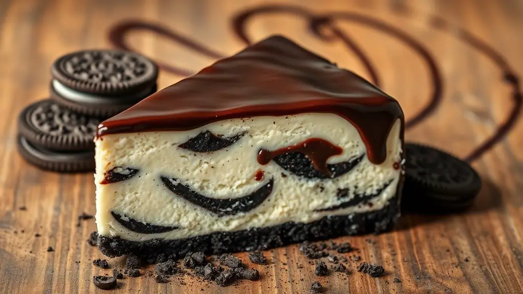 delicious baked oreo cheesecake