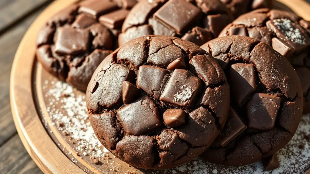 delicious chewy brownie cookies