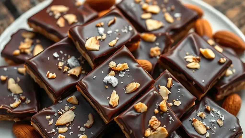 delicious chocolate almond toffee