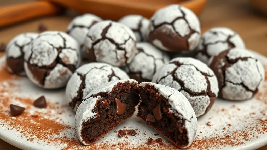 delicious chocolate cookie treats